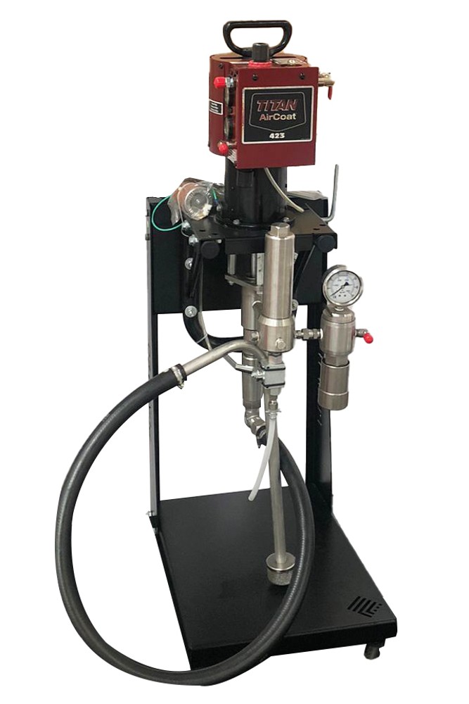 The new Aircoat 23:1 pneumatic airless pump from Cetec
