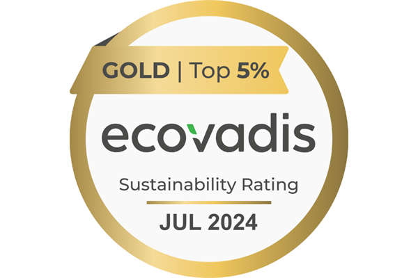 logo of Gold rating from EcoVadis