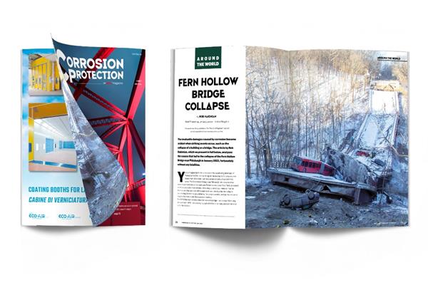 Mock-up of issue n. 07 of Corrosion Protection magazine