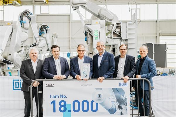 The 18,000th painting robot produced by Dürr