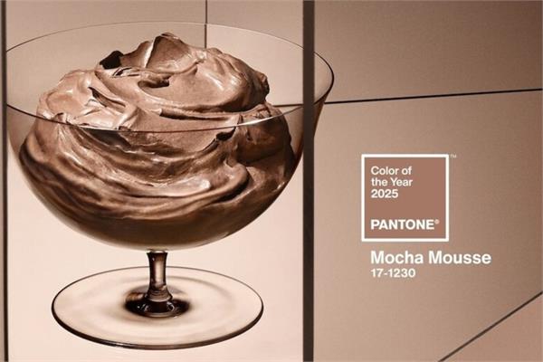 PANTONE 17-1230 Mocha Mousse, the colour of the year 2025