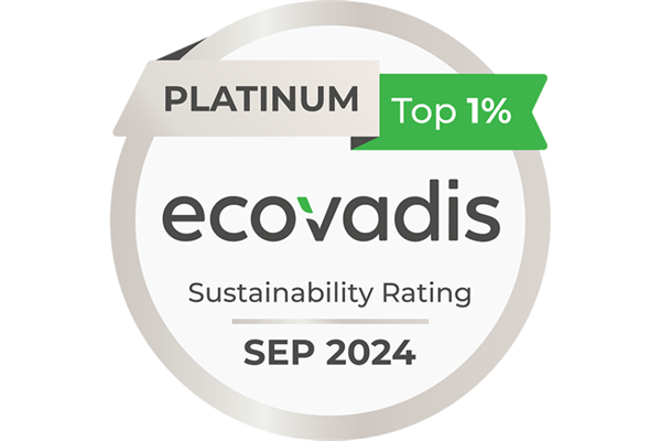 ecovadis logo platinum rating medal